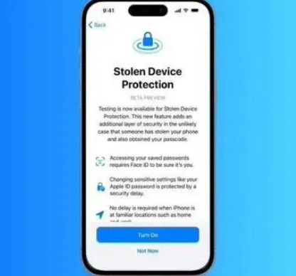 虹口苹果授权维修店分享被盗设备保护功能开启方法 