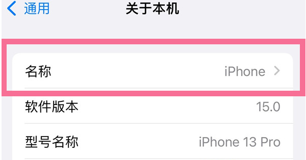 虹口苹果13维修分享iPhone 13热点名字设置教程 