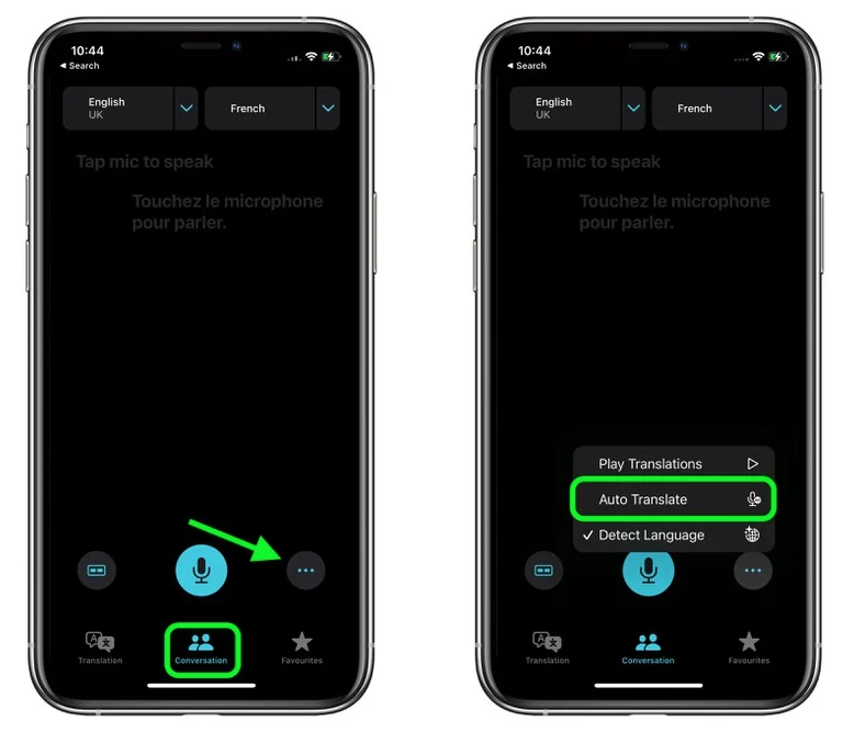 虹口苹果手机维修分享iOS 15 “翻译” App 新改进 
